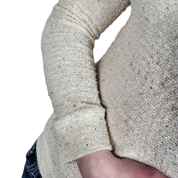 Maurices White Sprinkle women's Sweater - Picture 4 of 7